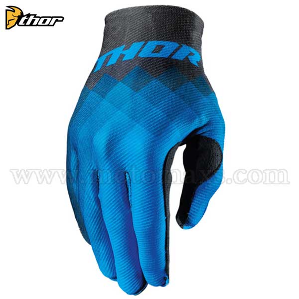 Guantes Cross Thor "Invert" Azules.