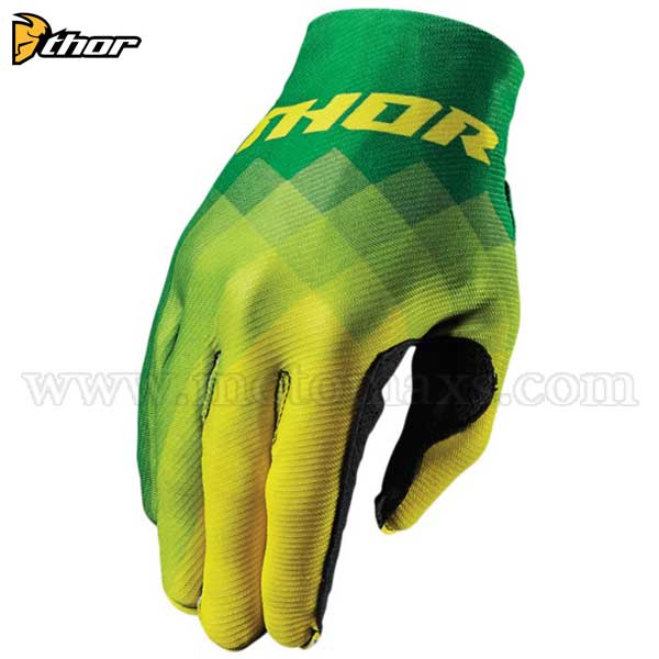 Guantes Cross Thor "Invert" Verdes.