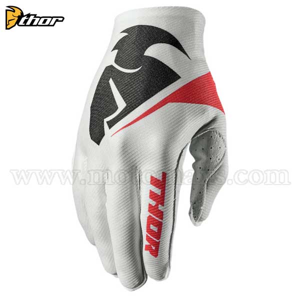 Guantes Cross Thor "Invert" Blancos.