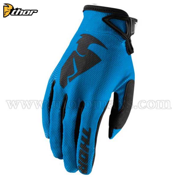 Guantes Cross Thor Infantil "Sector" Azules.