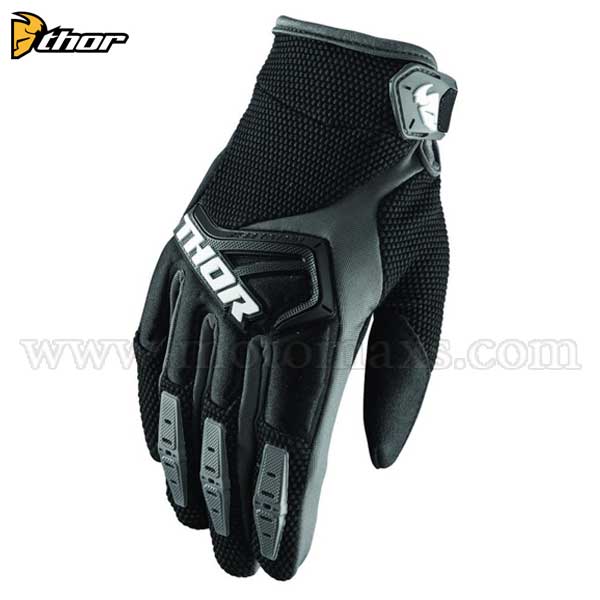 Guantes Cross Thor Infantil "Spectrum" Negros.