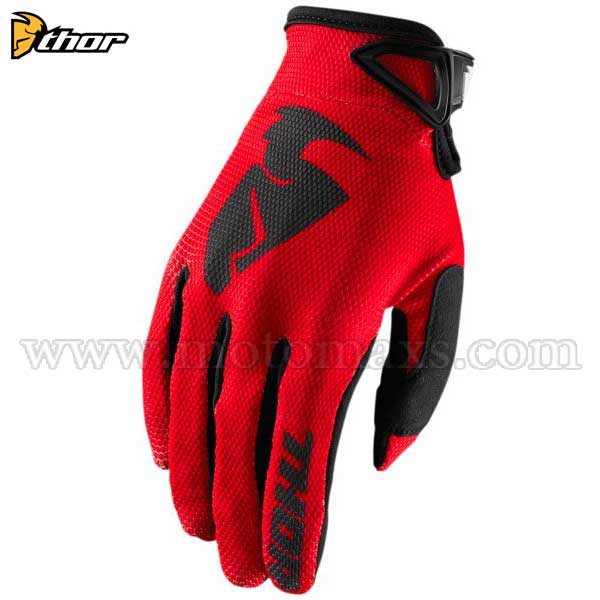 Guantes Cross Thor "Sector" Rojos.