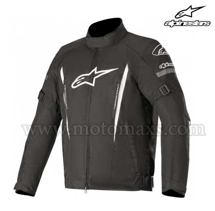 Chaqueta Alpinestars "Gunner V2 Waterproof" Negra-Blanca.