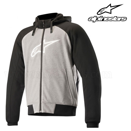 Chaqueta Alpinestars "Chrome Sport Hoodie" Gris-Negra.