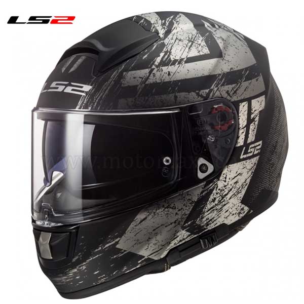 Casco LS2 Vector HPFC FF397 "Hunter" Negro Mate-Titanio.