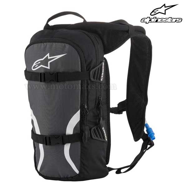 Mochila Alpinestars "Iguana" Hydration Negra-Antracita-Blanca.