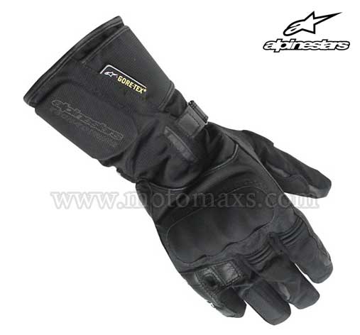 Guantes Alpinestars "Jet Road V2 Gore-Tex" Negros.