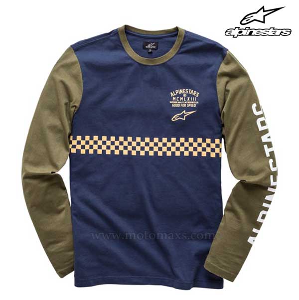 Camiseta Alpinestars "Kickstart" Azul.