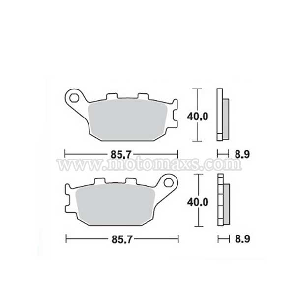 Pastillas Freno TRW MCB634SH Sinterizada