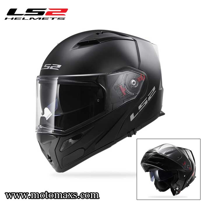 Casco LS2 Metro FF324 "Solid" Negro Mate.