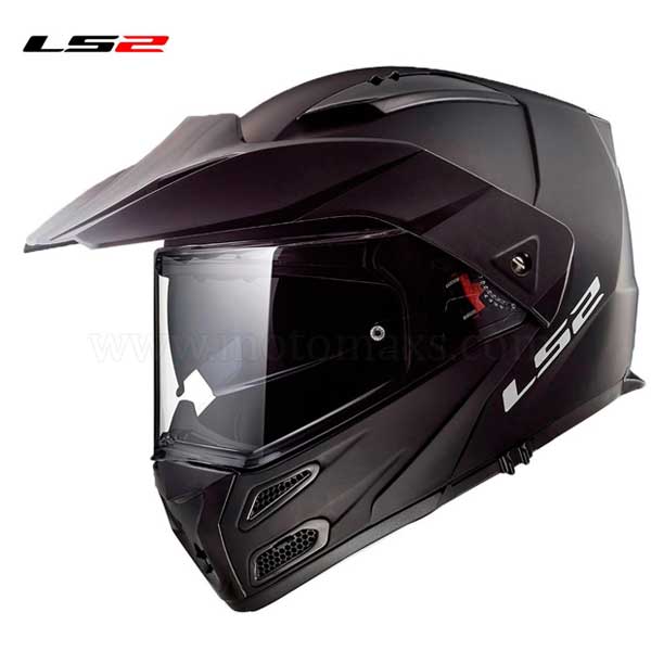Casco LS2 Metro P/J FF324 "Solid" Negro Mate.