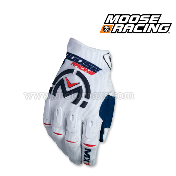 Guantes Cross / Enduro MOOSE RACING MX1 Blanco