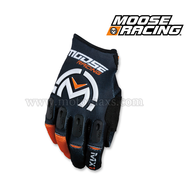 Guantes Cross / Enduro MOOSE RACING MX1 Negro - Naranja