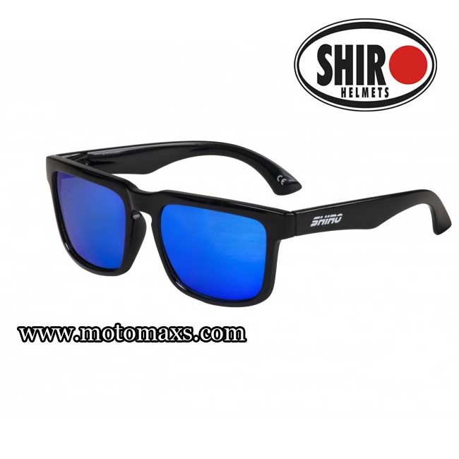 Gafas SHIRO DIAMOND Negro Lente Azul