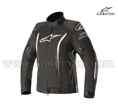 Chaqueta Alpinestars "Stella Gp Plus R V2" Negra-Blanca.