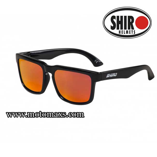 Gafas SHIRO DIAMOND Negro Lente Roja