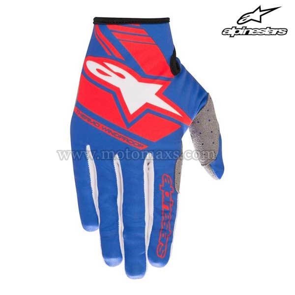 Guantes Cross Alpinestars "Neo" Azules-Rojos.