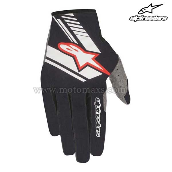 Guantes Cross Alpinestars "Neo" Negros-Blancos.