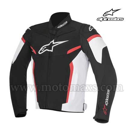 Chaqueta Alpinestars "T-GP Plus R V2" Negra-Blanca-Roja.