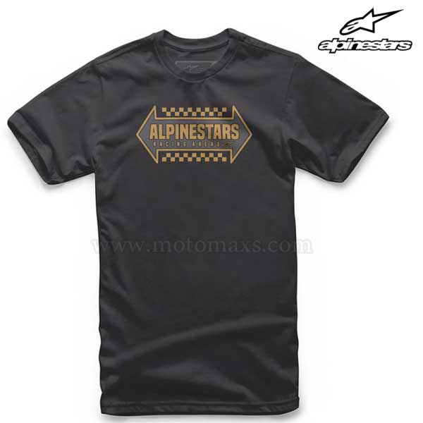 Camiseta Alpinestars "Opposite" Negra.
