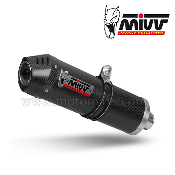 Escape Mivv OVAL CARBONO (Homologado)