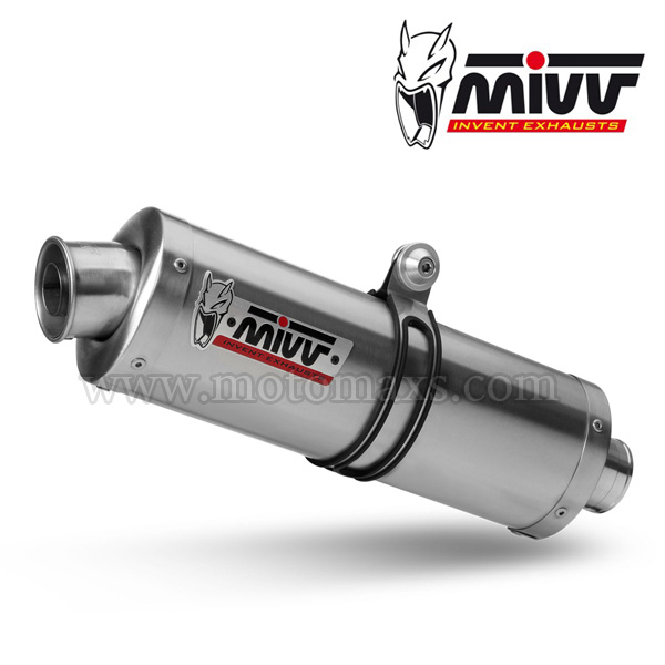 Escape Mivv OVAL INOX (Homologado)