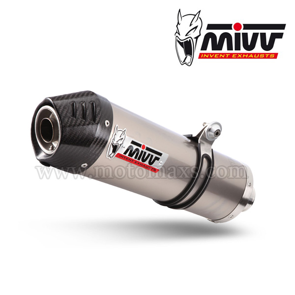 Escape Mivv OVAL INOX/CARBONO (Homologado)