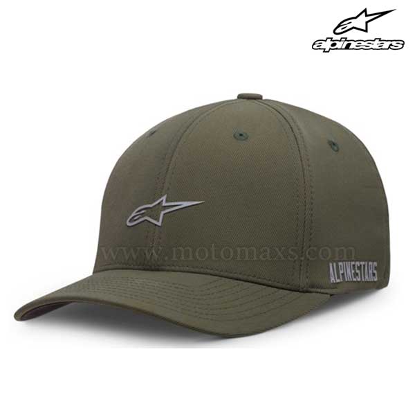Gorra Alpinestars "Parabolic" Verde Militar.