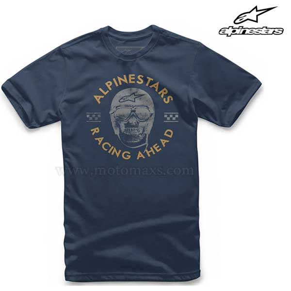 Camiseta Alpinestars "Pilot" Azul.
