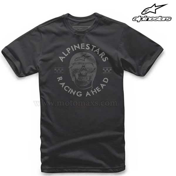 Camiseta Alpinestars "Pilot" Negra.