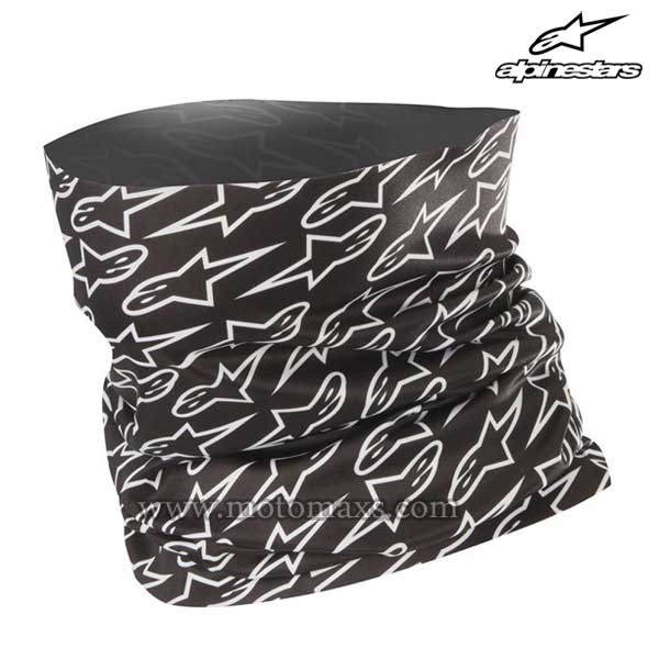 Cubrecuello Alpinestars "Astars" Negro-Blanco.