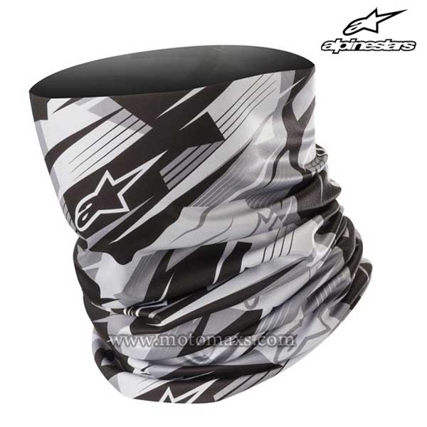 Cubrecuello Alpinestars "Blurred" Negro-Antracita.