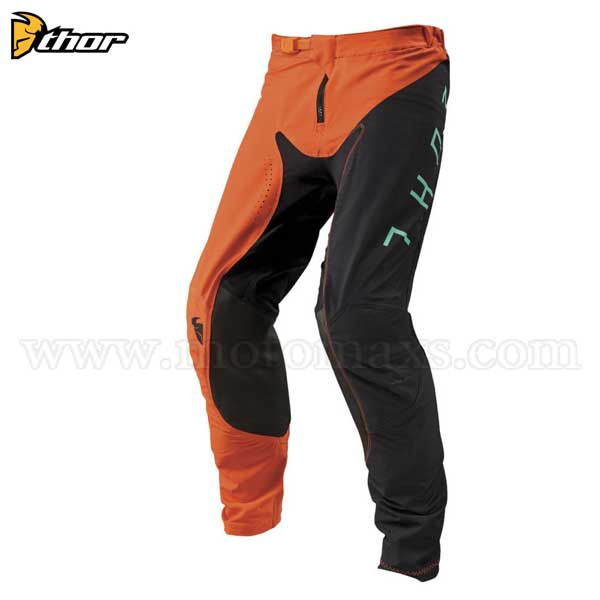 Pantalón Thor "Prime Pro Jet" Negro-Rojo-Naranja.