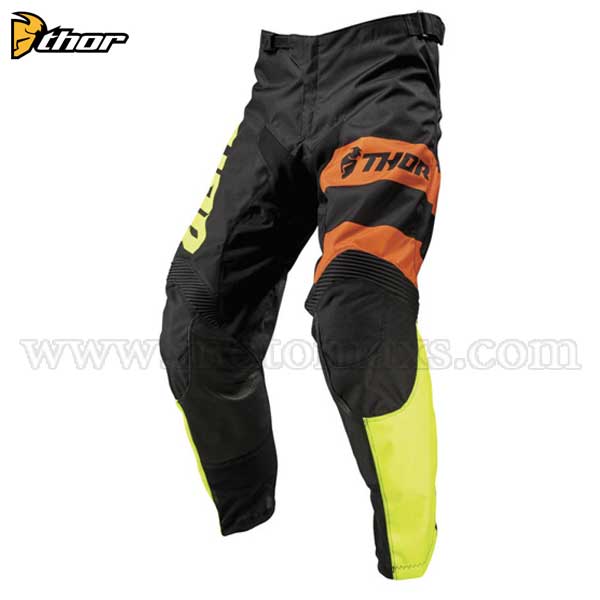 Pantalón Thor Infantil "Pulse Savage-Big Kat" Negro-Lima.