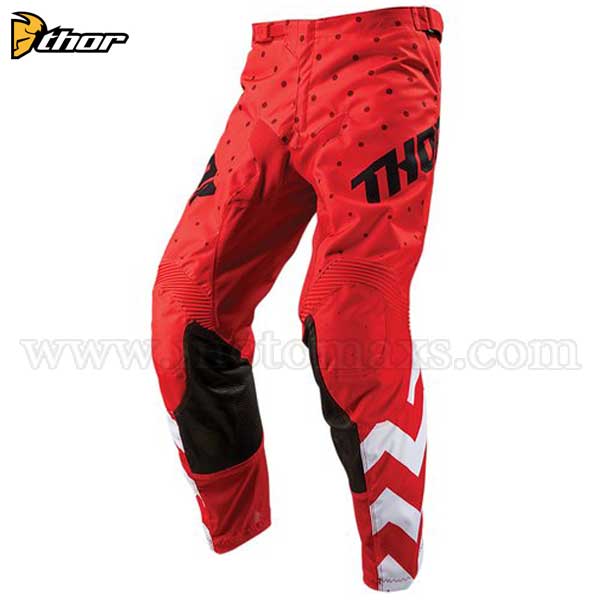 Pantalón Thor "Pulse Smoke" Rojo-Blanco.