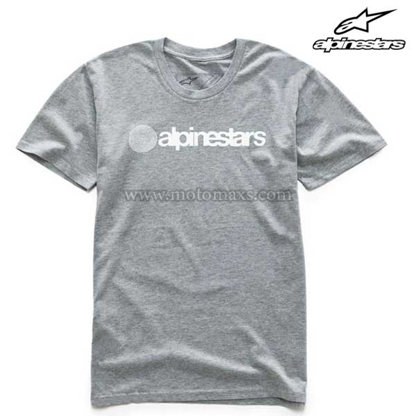 Camiseta Alpinestars "Original Premium" Gris Clara.