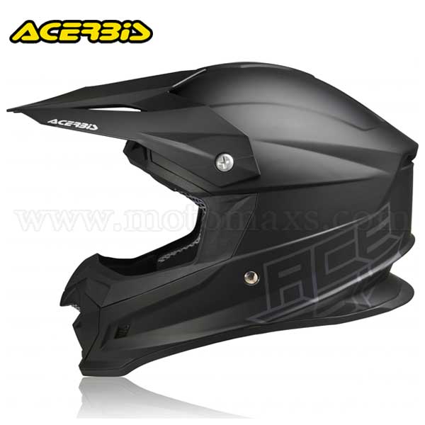 Casco Cross Acerbis "Profile 4" Negro Mate.