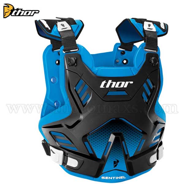 Peto Protector Thor "Sentinel GP" Negro-Azul.