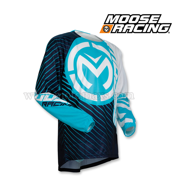 Camiseta Infantil Cross / Enduro MOOSE RACING QUALIFER Azul