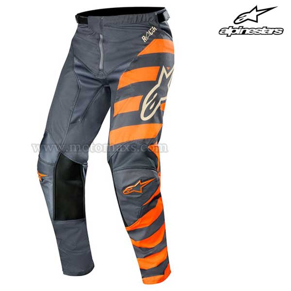 Pantalón Alpinestars "Racer Braap" Antracita-Naranja FL-Arena.