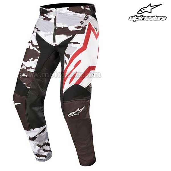 Pantalón Alpinestars "Racer Tactical" Negro-Gris CA-Borgoña.