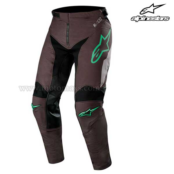 Pantalón Alpinestars "Racer Tech Compass" Negro-Gris-Verde AZL.