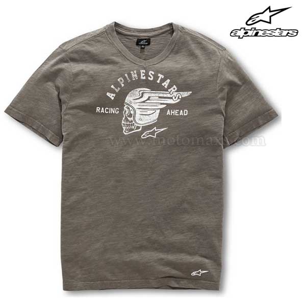 Camiseta Alpinestars "Ramp" Verde Militar.