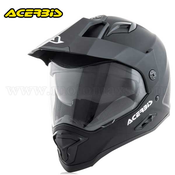 Casco Cross Acerbis "Reactive" Negro.