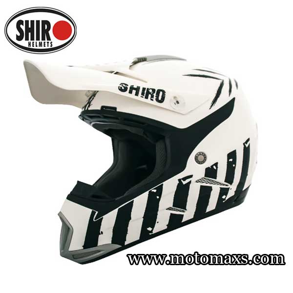 Casco Cross SHIRO MX-305 SCORPION Blanco