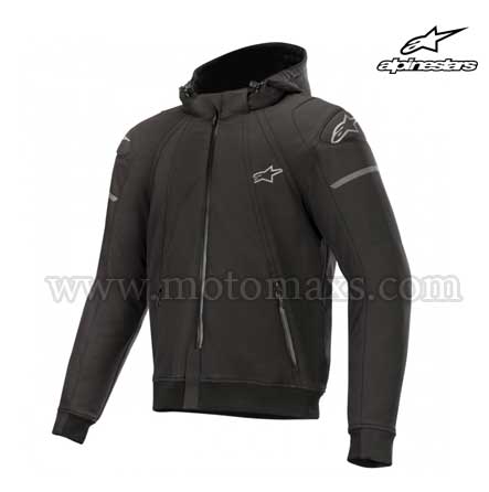 Chaqueta Alpinestars "Sektor Tech" Negra-Carbón.