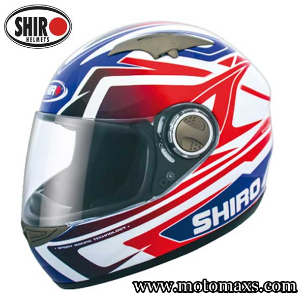 Casco SHIRO SH-338 SEPANG Azul-Rojo