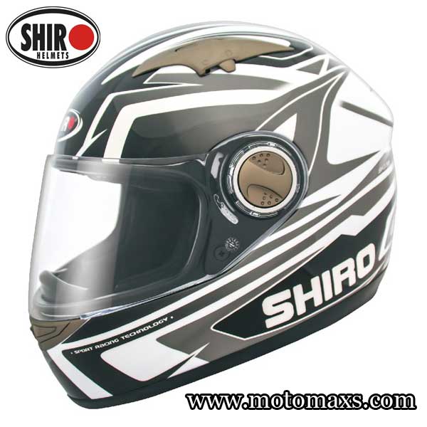 Casco SHIRO SH-338 SEPANG Negro