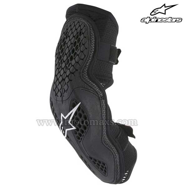 Coderas Alpinestars "Sequence" Negras-Rojas.