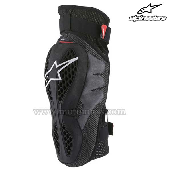 Rodilleras Alpinestars "Sequence" Negras-Rojas.